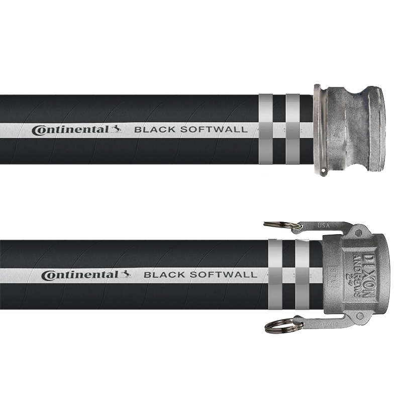 Continental 4” ¼ & 3/16 Black Softwall - Banded MXF - Alum.